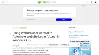 
                            11. Using WebBrowser Control to Automate Website Login (Vb.net in ...