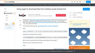 
                            9. Using wget to download files from b2drop.eudat shared link - Stack ...