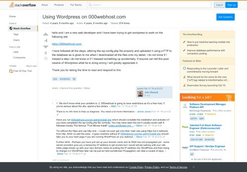 
                            8. Using Wordpress on 000webhost.com - Stack Overflow