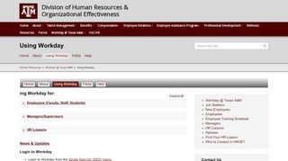 
                            5. Using Workday - Human Resources - Texas A&M University