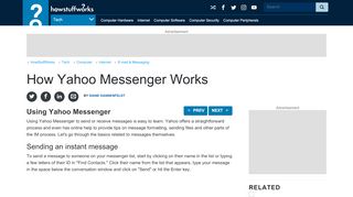 
                            11. Using Yahoo Messenger | HowStuffWorks