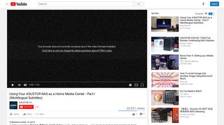 
                            12. Using Your ASUSTOR NAS as a Home Media Center - Part I - YouTube