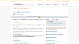 
                            9. Using your CS Professional Suite or Onvio login to access Accounting ...