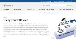 
                            11. Using your EBT card | Mass.gov