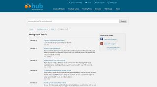 
                            2. Using your Email | Web Hosting Hub