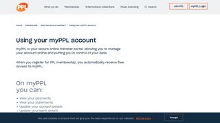 
                            4. Using your myPPL account