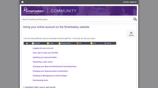 
                            8. Using your online account on the Smartsalary website - Smartgroup ...