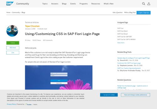 
                            2. Using/Customizing CSS in SAP Fiori Login Page | SAP Blogs