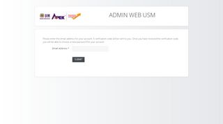 
                            7. USM | Universiti Sains Malaysia - Admin Login