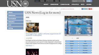 
                            5. USN | USN News (Log in for more) | University School of Nashville