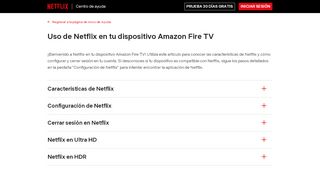 
                            10. Uso de Netflix en tu dispositivo Amazon Fire TV - Netflix Help Center