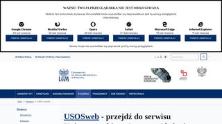 
                            7. USOS i poczta | Uniwersytet im. Adama Mickiewicza w ... - UAM