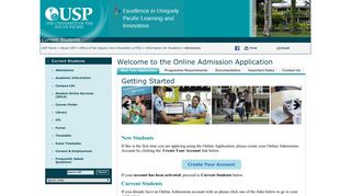 
                            8. USP: Applying Online
