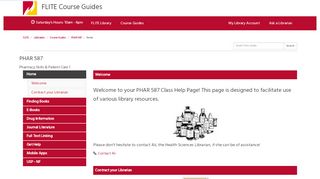 
                            7. USP - NF - PHAR 587 - LibGuides at Ferris State University