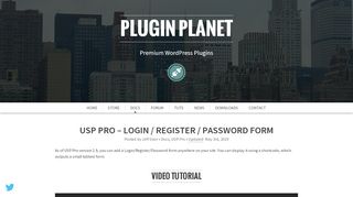 
                            13. USP Pro – Login / Register / Password Form | Plugin Planet