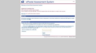 
                            7. USPS - ePostal Assessment System