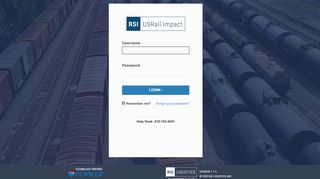 
                            8. USRail Impact: Login