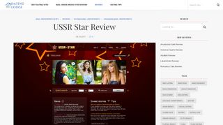 
                            7. USSR Star Review 2019: Legit Or Not • DatingLodge.com
