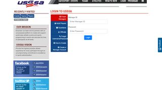 
                            9. USSSA | Baseball - Login