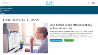 
                            10. UST Global Email Security - Cisco