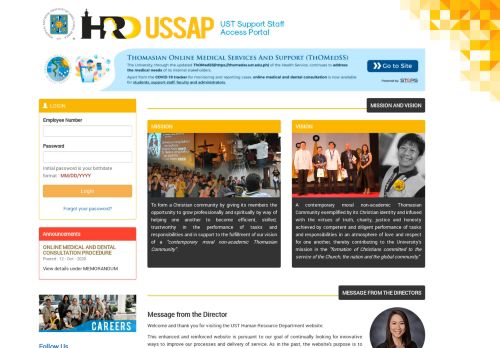 
                            7. UST Support Staff Portal