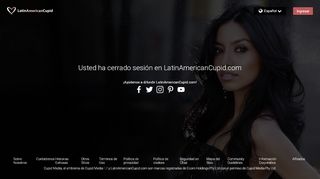 
                            3. Ustes ha cerrado sesión en LatinAmericanCupid.com