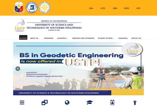 
                            3. USTP – University of Science and Technology of Southern Philippines