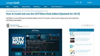 
                            6. USTVNow Kodi Addon Guide: How to install and Use | Comparitech