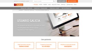 
                            12. Usuario Alfanumérico - Banco Galicia