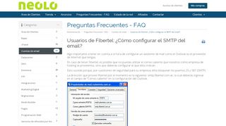 
                            12. Usuarios de Fibertel: ¿Cómo configurar el SMTP del email ...