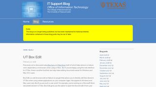 
                            7. UT Box Edit | IT Support Blog