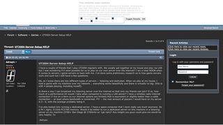 
                            13. UT2004 Server Setup HELP | Overclockers Forums