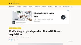 
                            13. Utah's Zagg expands product line with Braven acquisition | ...