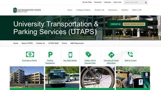 
                            8. UTAPS Home - Sac State