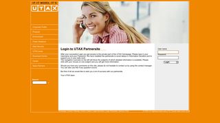 
                            2. UTAX - Login Partnersite