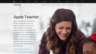 
                            1. Utbildning – Apple Teacher – Apple (SE)