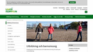 
                            13. Utbildning och barnomsorg - Umeå