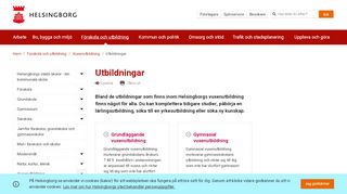 
                            3. Utbildningar | Helsingborg.se