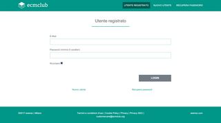 
                            1. Utente registrato - ECMCLUB