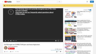 
                            7. Uti PSA login me correction pan card kaise apply kare - YouTube