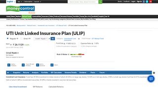 
                            9. UTI Unit Linked Insurance Plan [24.821] | UTI Mutual Fund ...