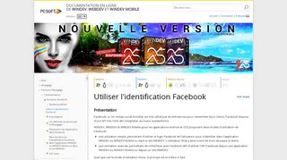 
                            12. Utiliser l'identification Facebook - PC SOFT - Documentation en ligne