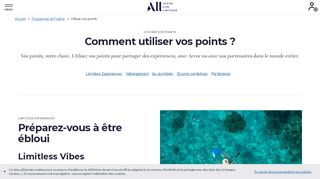 
                            1. Utiliser vos points Rewards - Accor Hotels