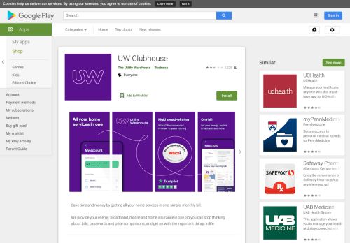 
                            9. Utility Warehouse Clubhouse – Apps on Google Play