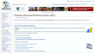 
                            9. Utilizador Discussão:Proleiloes/Arquivo LQT 1 - Wikilivros