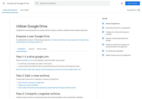 
                            4. Utilizar Google Drive - Ordenador - Ayuda de Google Drive