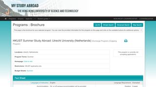 
                            8. Utrecht Summer School - Programs > Brochure > MyStudyAbroad