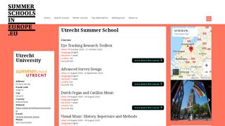 
                            3. Utrecht Summer School - Summer Schools in Europe