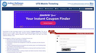 
                            7. UTS Mobile Ticketing - Indian Railways