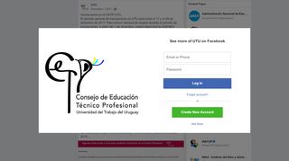 
                            11. UTU - Inscripciones en el CETP-UTU El período general de... | Facebook